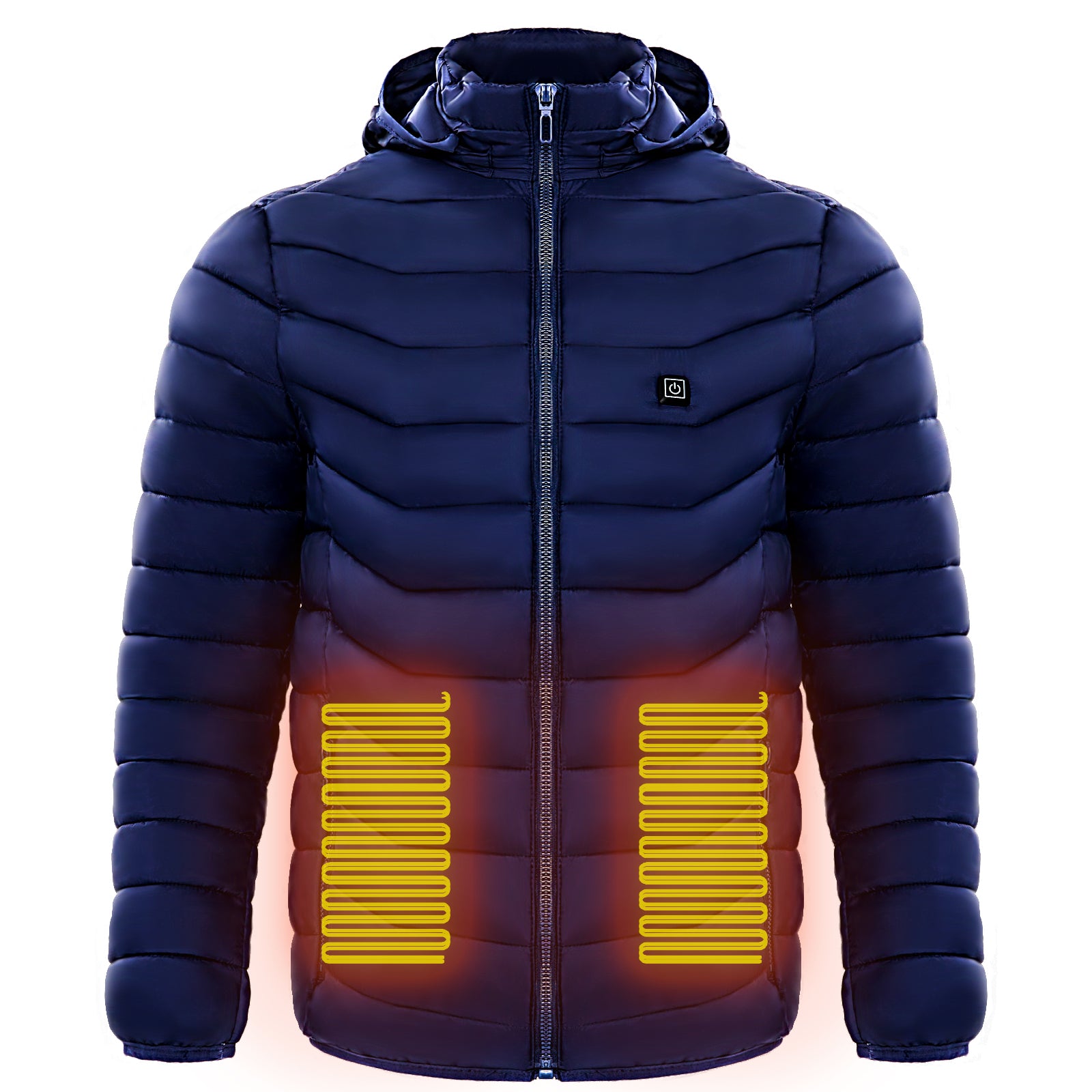 "Chaqueta Térmica para Hombre y Mujer con Calefacción Eléctrica – Abrigo Acolchado con Capucha, Cortaviento e Impermeable para Invierno Extremo"