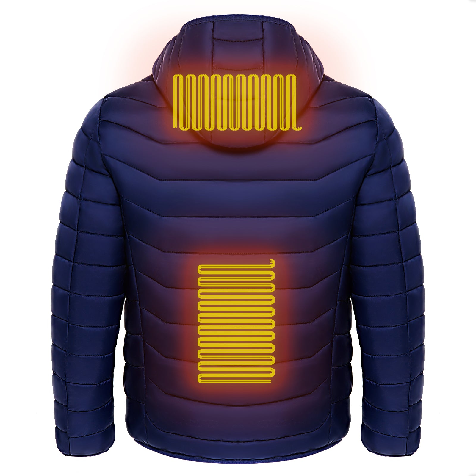 "Chaqueta Térmica para Hombre y Mujer con Calefacción Eléctrica – Abrigo Acolchado con Capucha, Cortaviento e Impermeable para Invierno Extremo"