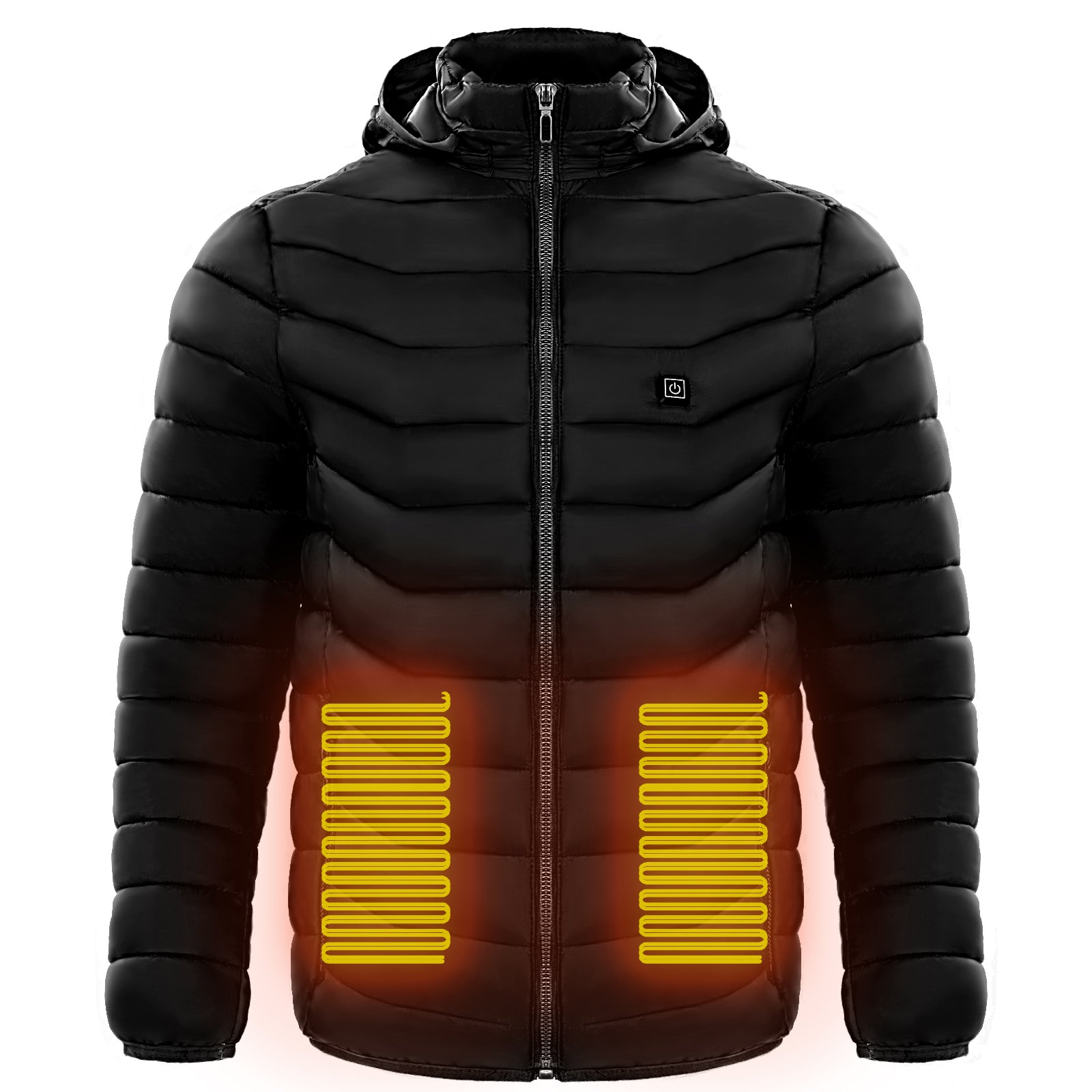 "Chaqueta Térmica para Hombre y Mujer con Calefacción Eléctrica – Abrigo Acolchado con Capucha, Cortaviento e Impermeable para Invierno Extremo"