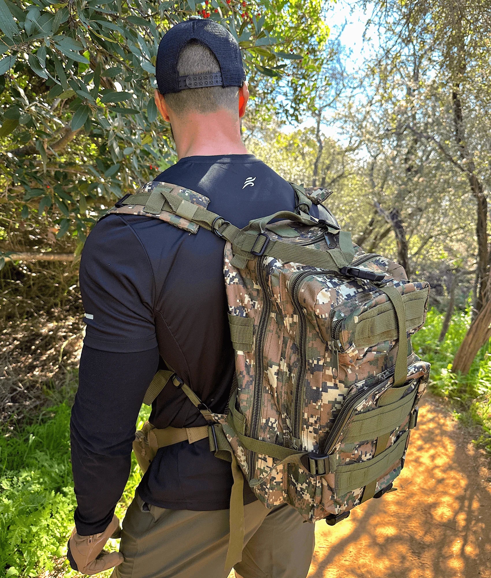 🔥 JupiterGear Tactical ProX 25L – Mochila Unisex Militar de Alta Resistencia con Sistema Molle | Ideal para Outdoor, Rango y Viajes