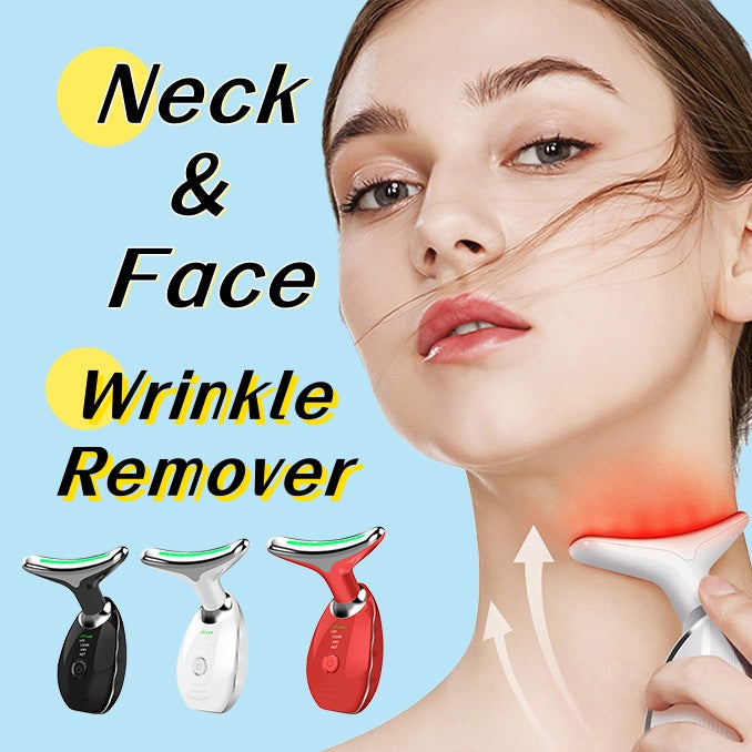 Masajeador Facial Profesional con Luz LED y Efecto Lifting para Cuello y Cara