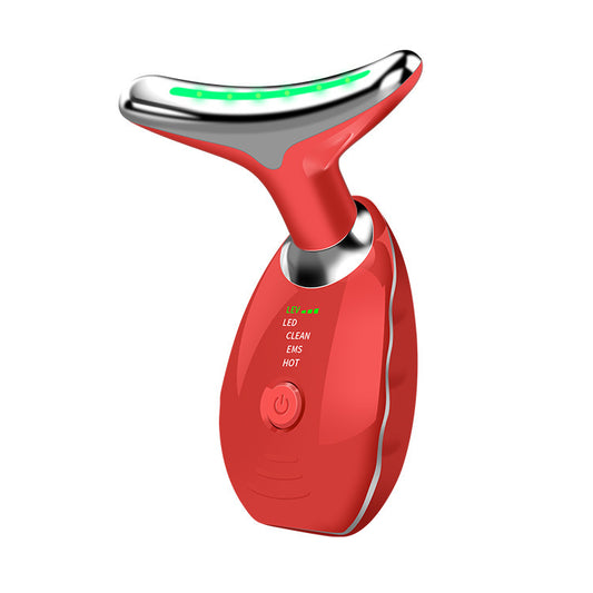 Masajeador Facial Profesional con Luz LED y Efecto Lifting para Cuello y Cara
