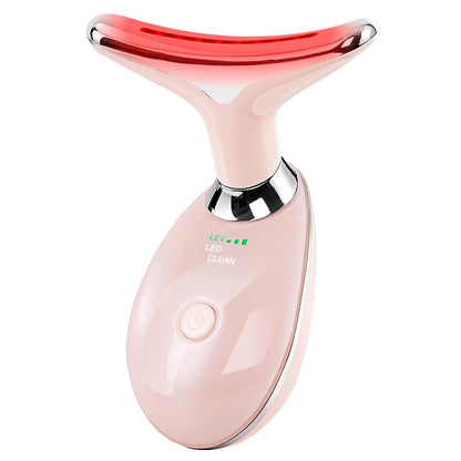 Masajeador Facial Profesional con Luz LED y Efecto Lifting para Cuello y Cara