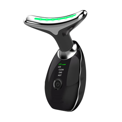 Masajeador Facial Profesional con Luz LED y Efecto Lifting para Cuello y Cara