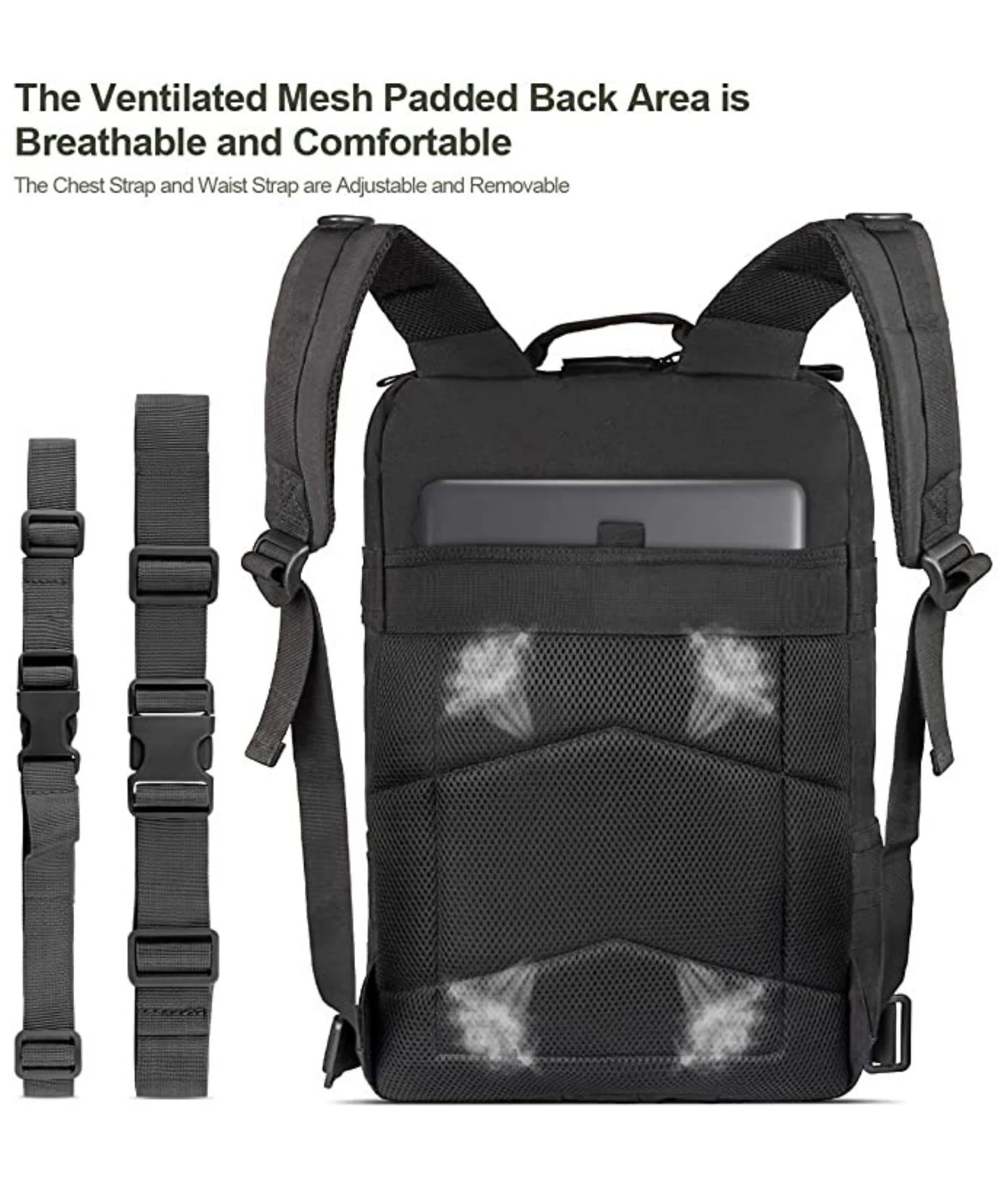 🔥 JupiterGear Tactical ProX 25L – Mochila Unisex Militar de Alta Resistencia con Sistema Molle | Ideal para Outdoor, Rango y Viajes