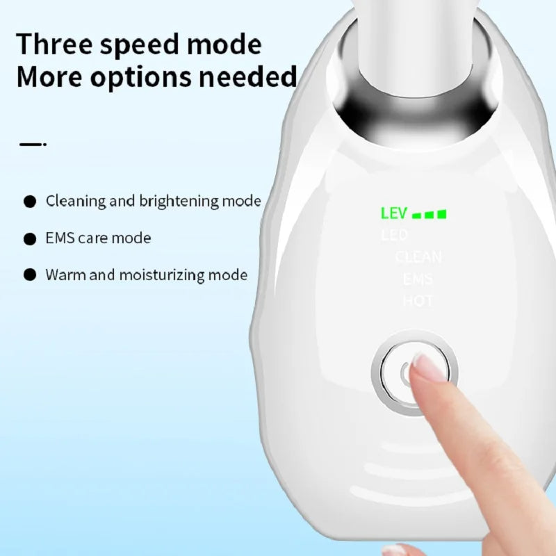 Masajeador Facial Profesional con Luz LED y Efecto Lifting para Cuello y Cara